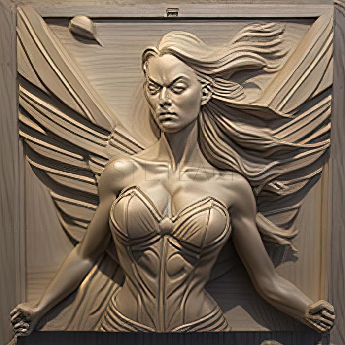 3D модель St Эмма Грейс Фрост Вселенная Marvel (STL)